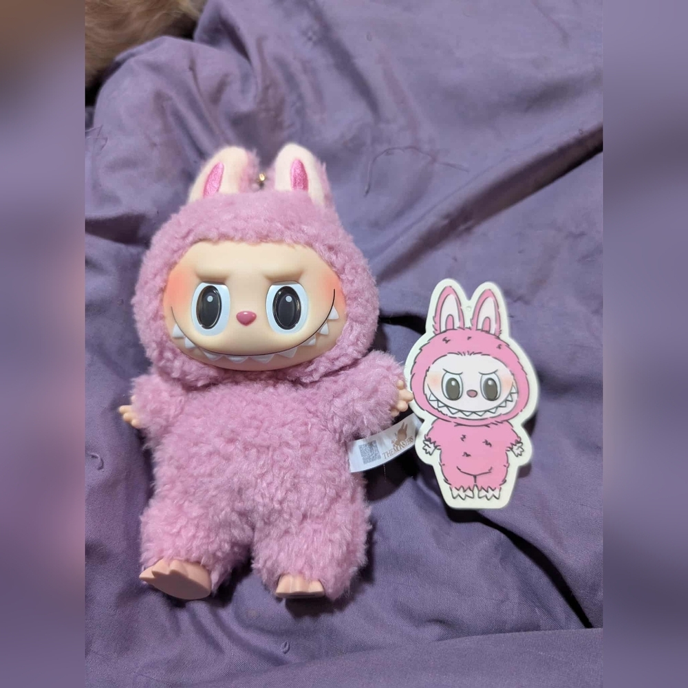 Is one hundred percent guaranteed authentic Labubu Cute  Plush Toy Serenity$40